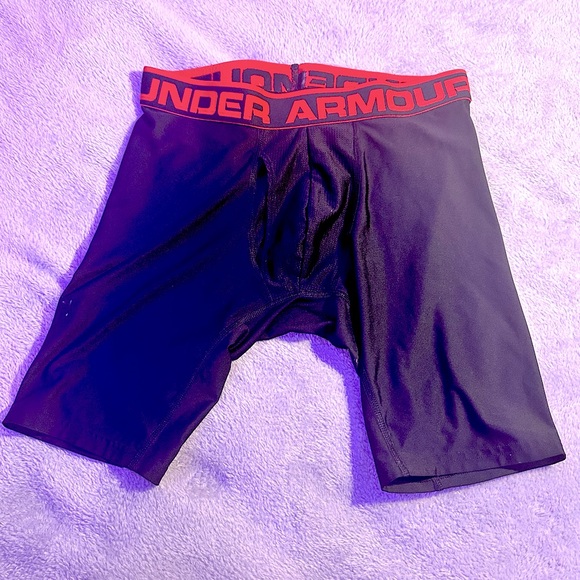 Bundle of 3 pairs of Under Armour boxer briefs size S/P/P Like new gray,blue,blk - Picture 3 of 8